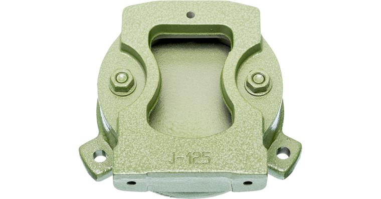 ATORN Drehuntersatz für 100 mm Parallel-Schraubstock, Farbe grün