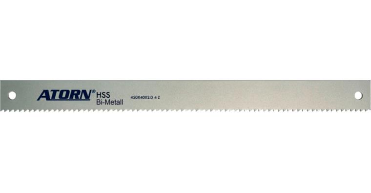 ATORN Maschinensägeblatt HHS Bi-Metall 600 x 50 x 2,5 mm 4 Zähne pro Zoll