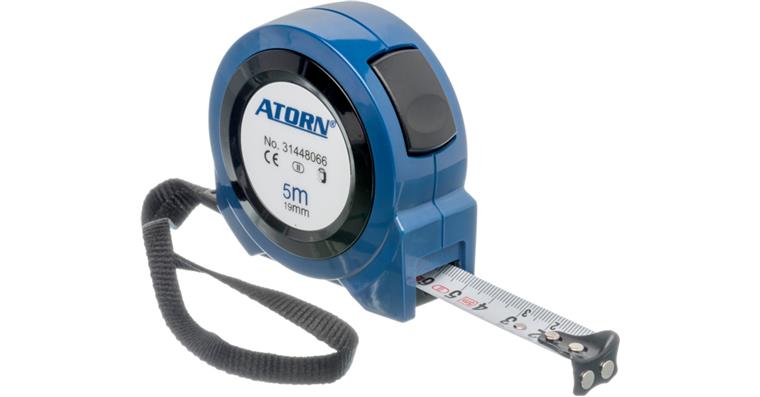 ATORN Rollbandmaß 3 m EG-Klasse II Self Lock mit Magnet