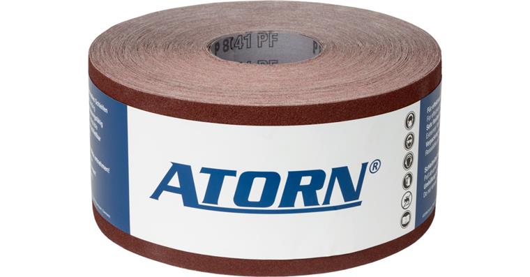 ATORN Schleifgeweberolle Korund (AO) K150 115 mm x 50m