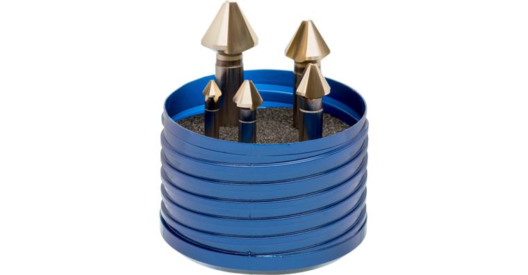 ATORN countersink set, 60°, HSS, extremely unequal pitch 6.3-20.5 mm