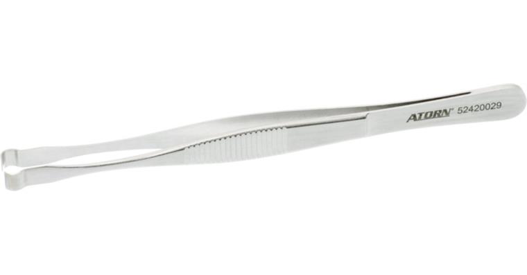 ATORN Bestückungspinzette niro 145 mm für horizontale Bauteile