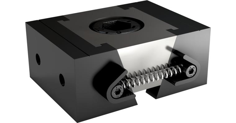 ATORN wedge clamping device with allowance, 50x22 mm, M12, including slot nut