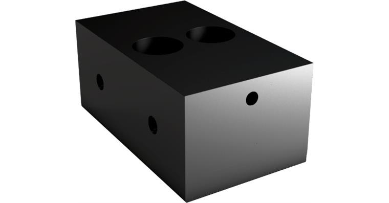 ATORN Festbacken mit 3 mm Stufe und Kralle 120 x 54 mm M 16