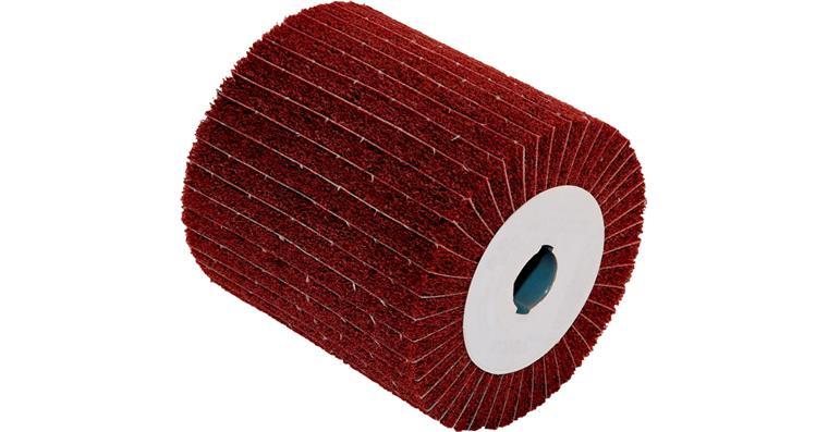 ATORN non-woven/cloth abrasive flap wheel, synth. corundum 100x50x19 mm G150