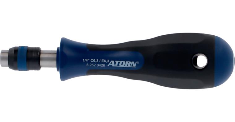 ATORN Hand-Bithalter 1/4 Zoll x 139 mm, Schnellwechselfutter