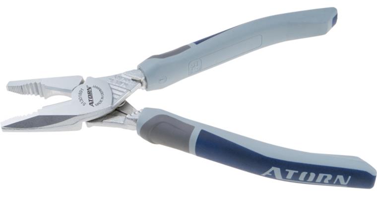 1056171103 ATORN heavy-duty pointed pliers 200 mm, 3C handles