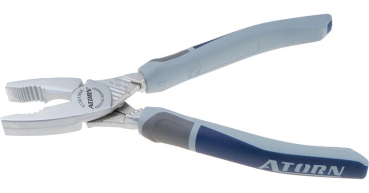 ATORN heavy-duty combination pliers 160 mm, 3C handles