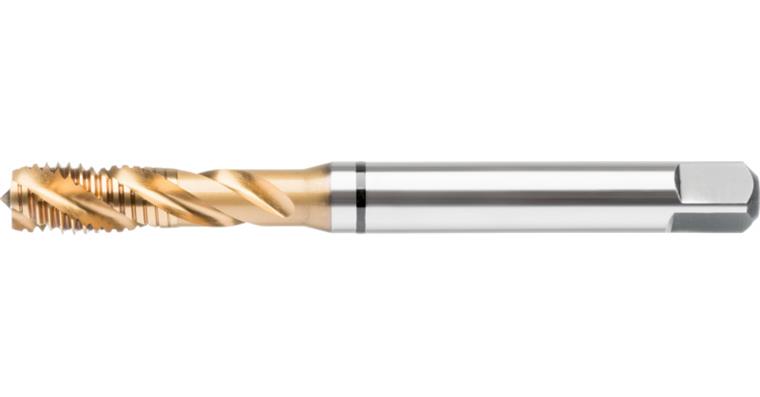 ATORN Gewindebohrer HSSE TIN DIN376 40 Grad M16 ISO2 2,5xD CNC UNI für Grundloch