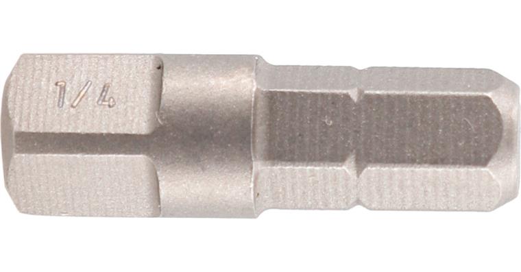 ATORN long adapter, 1/4 inch hexagon to 1/4 inch square, 25 mm