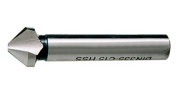 Kegel- und Entgratsenker 90° mit Zylinderschaft DIN 335 3 Schn. HSS-E Ø 10,4 mm