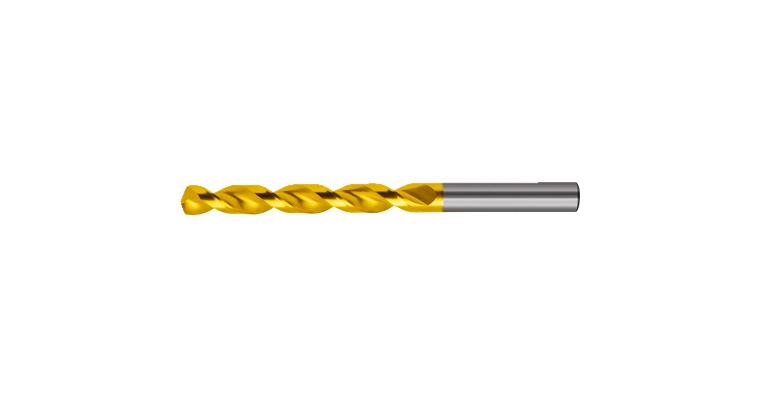 Short twist drill bit DIN 338 type FS HSS-E+TiN, 3.4 mm