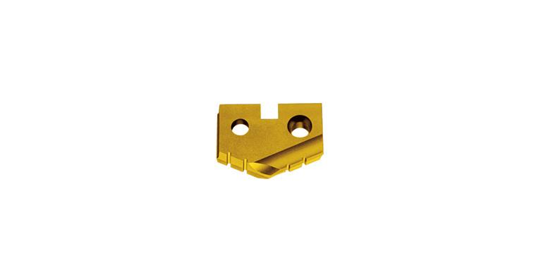 Multiplex indexable insert with chip breaker groove HSS-E-PM+TiN 24.00 mm