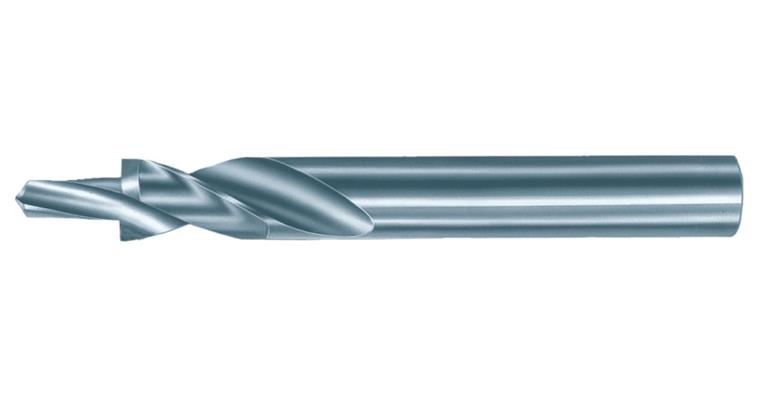 Short step drill bit type N cyl. HSS ground M4 180° 4.5 x 8 mm