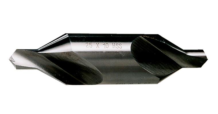 Centre drill bit DIN 333 shape A 60° HSS 10.00 mm