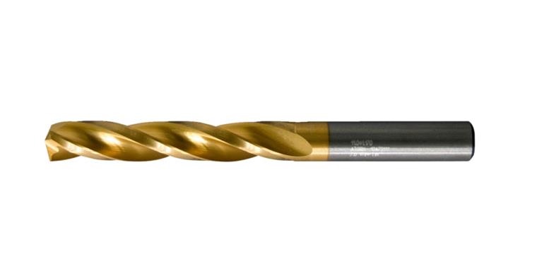Solid carbide/TiN drill reamer DIN 6539 type N TC-K10/20 10.2 mm