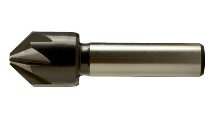 Countersink drill 90° with straight shank DIN 335 multi-flute HSS dia. 16 mm