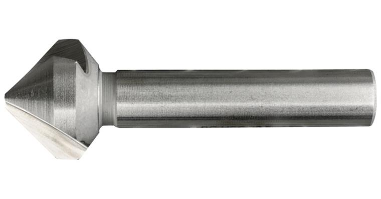 LIZZARD Kegel- und Entgratsenker 90° mit Zylinderschaft 3 Schneiden HSS Ø 6,3 mm
