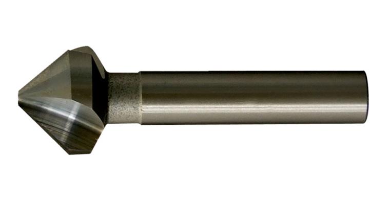 Kegel- und Entgratsenker 90° m. Zylinderschaft DIN 335 3 Schn. HM/K 20 Ø 20,5 mm