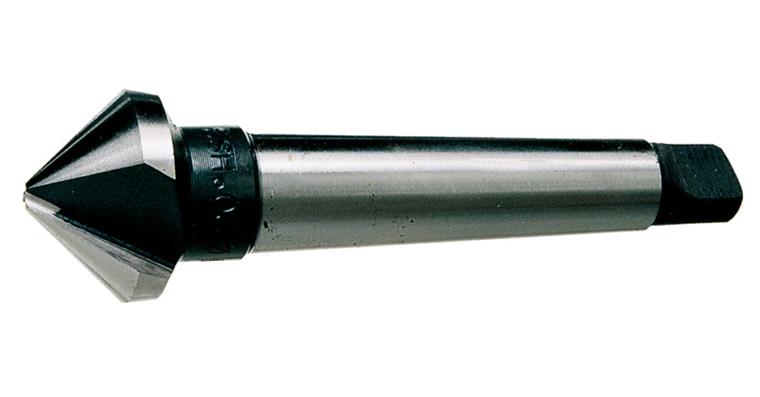 Kegel- und Entgratsenker 90° DIN 335D 3 Schneiden HSS MK2 25,0 mm