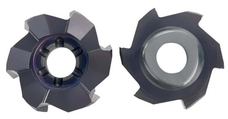 Reamer head 13 mm through-bores steel+VA for polygonal shaft 13535101+102