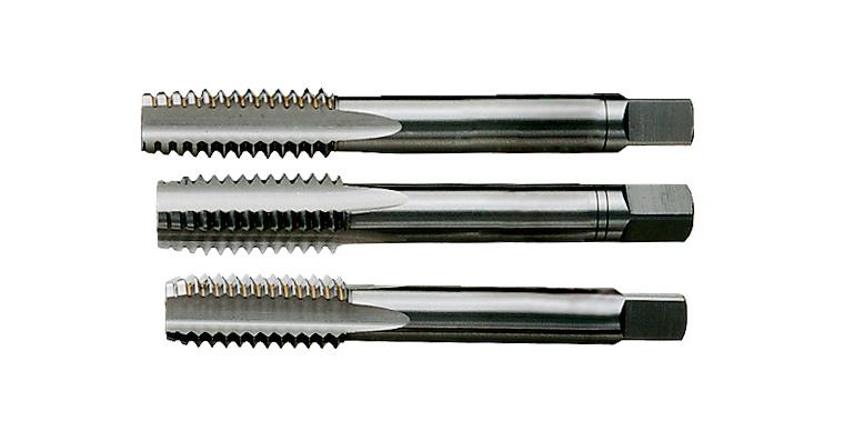 Hand tap set 3 pieces DIN 352 HSS UNC 5/16