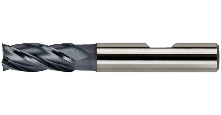 Schaftfräser zyl. DIN 844 B Typ N kurz 4 Schn. Z-Schnitt HSS-E/TiAlN 16 mm