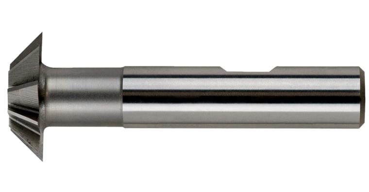 Angle cutter cyl./1835 B DIN 1833 D, a=45° 10 cutting edges HSS-E 25 mm
