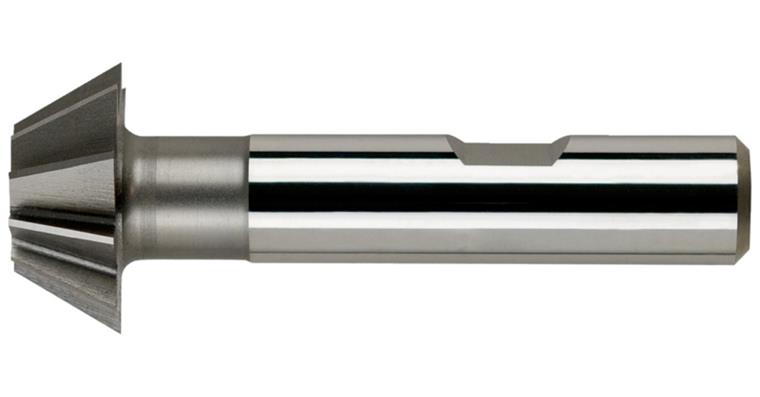 Angle cutter cyl./1835 B DIN 1833 D, a=60° 10 cutting edges HSS-E 20 mm