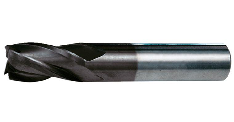 VHM-Bohrnutenfräser zyl./6535 HA kurz 4 Schneiden Z-Schnitt P20-K40/TiAlN 10 mm