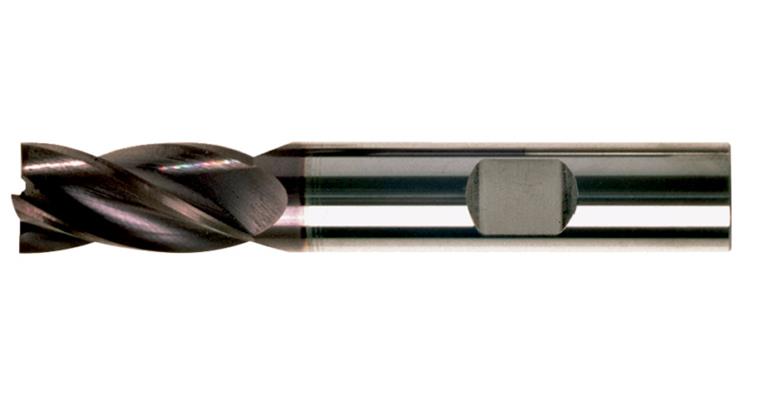 VHM-Bohrnutenfräser zyl./6535 HB lang 4 Schneiden Z-Schnitt P20-K40/TiAlN 10 mm