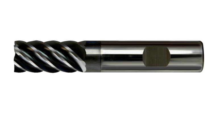 VHM-Schaftfräser zyl./6535 HB DIN 6527 lang 6 Schneiden P20-K40/TiAlN 14 mm