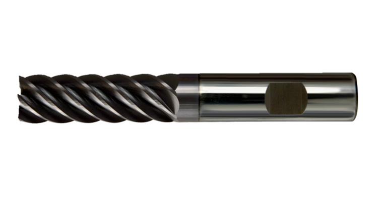 VHM-Schaftfräser zyl./6535 HB DIN 6527 überlang 6 Schneiden P20-K40/TiAlN 8 mm