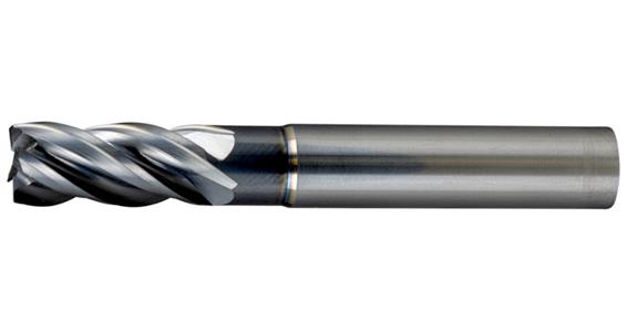 VHM-HPC-Schaftfräser STEEL Varocon-Beschichtung Z4 HB-Schaft lang Ø 16 mm