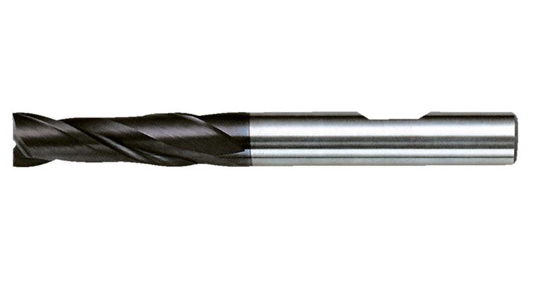 HHW SC long hole milling cutter long T=2 TiAlN HB shank 8 mm