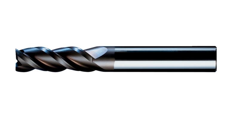 VHM-Schafftfräser für Graphit lang Diamantbeschichtung, 10 x 78 mm, 3 Schn.