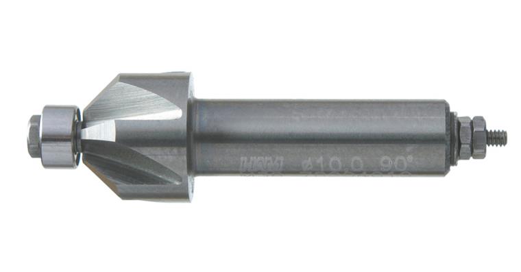 VHM-Formfräser Typ 4 Kugellager-Anlaufrolle Ø4,0 mm DxL 10x34 SPW 12° TA-besch.