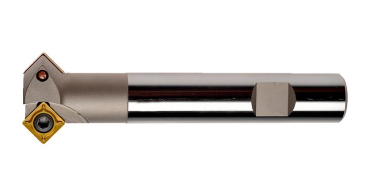 Chamfer cutter 45° with Weldon shank 1835 B ISO-II SCMT D 16 mm