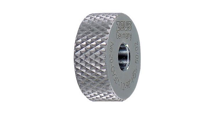 Knurling wheel DIN 403 PM type GV 30° dia. x width x hole 20x8x6 mm pitch 1.0 mm