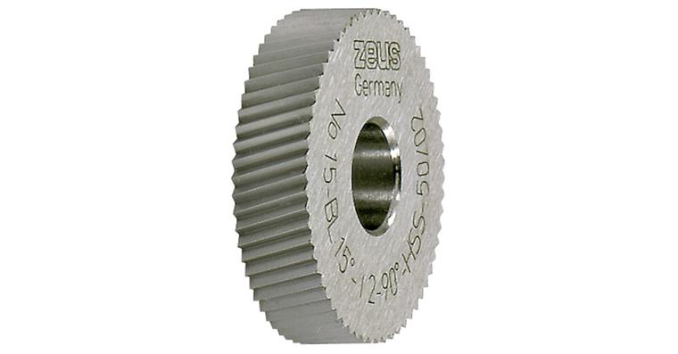 Knurling wheel DIN 403 PM type BL 15° dia. x width x hole 15x4x8 mm pitch 1.0 mm
