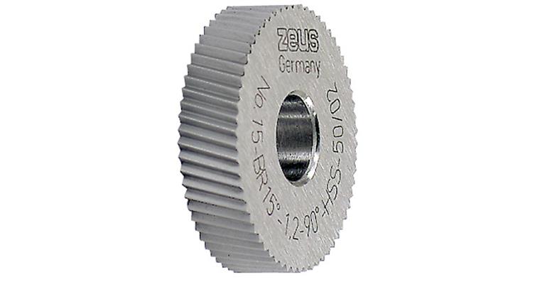 Knurl. wheel DIN 403 PM type BR 15° dia. x width x hole 14.5x3x5 mm pitch 1.0 mm