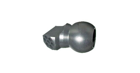 Aluminium-Kühlmittelschlauch Spezialdüse Ø 1,8 mm / 60° kurz