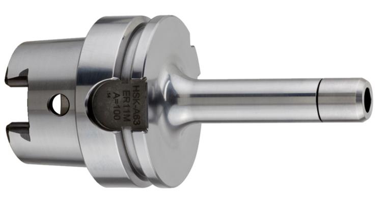 Collet chuck mini nut CP 11 M HSK63 clamping range 1-7 mm dimension A 100 mm