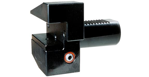 Vierkant-Queraufnahme, Schaft-Ø 30 mm, kurz 70 mm, links, Form B4, DIN 69880