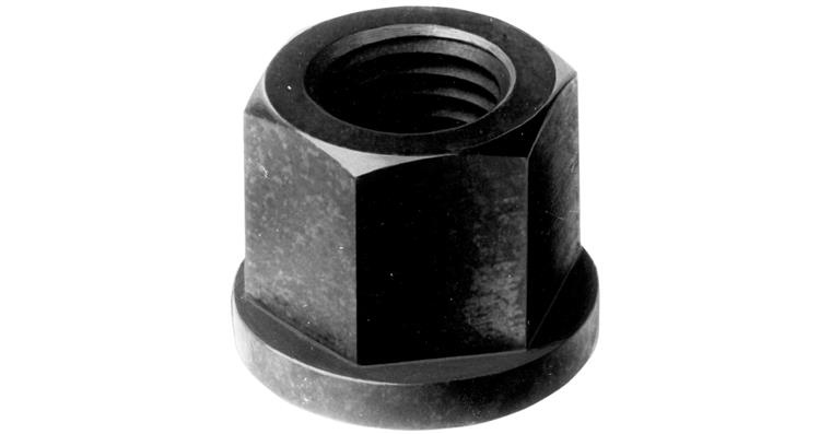 Hexagon nut with collar DIN 6331, 1.5 d high forged M12 size 18
