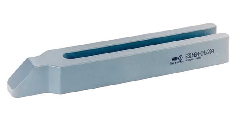 Fork clamp with lug, slot width 22 mm L=315 mm