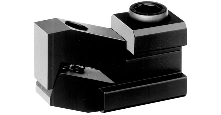 Flat clamp, model Mini-Bulle, pair, nominal groove size 18 mm