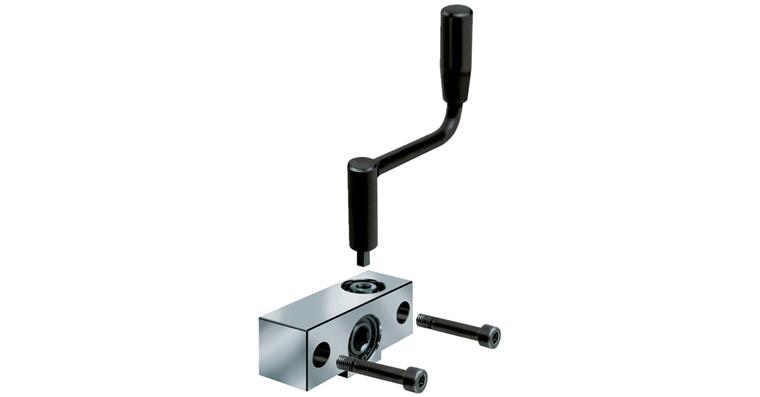 Angle drive for jaw width 160 mm for Hilma clamping device