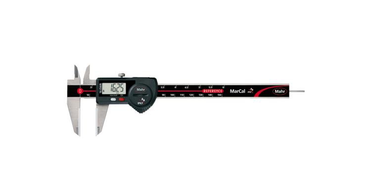 MarCal 16 EWR dig. pocket vernier callipers 0-150 mm IP67 TC meas. surf. w. DO