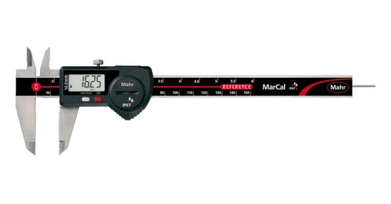 Digital-Taschenmessschieber 0-300 mm MarCal 16 EWR IP67 mit Datenausgang